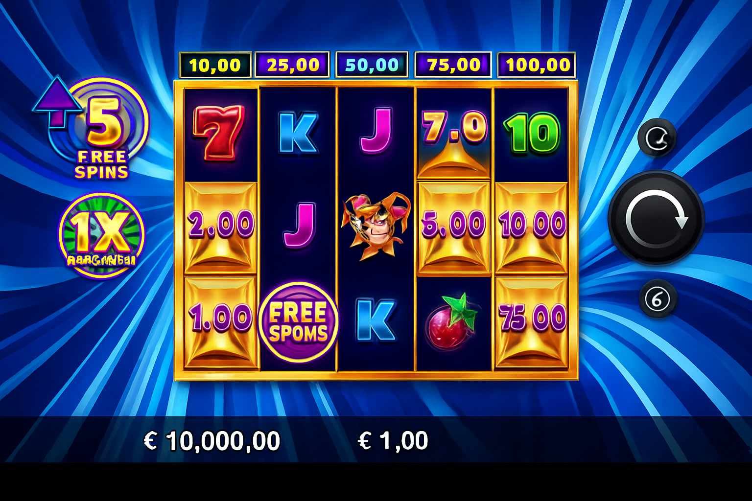 Premier Joker Cash Spree gameplay